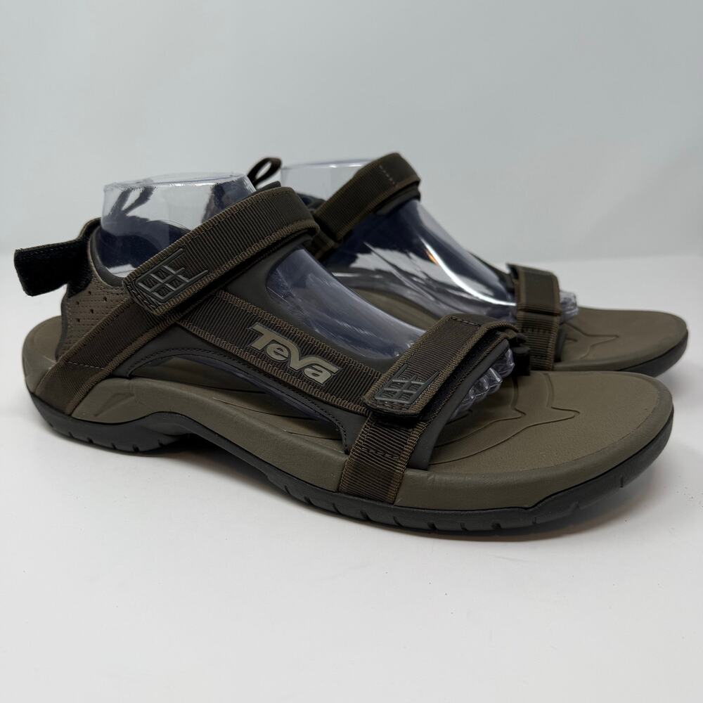 Teva Tanza Sport Sandals Men's 13 Brown Hiking Sandals Rugged Summer Footwear - Picture 8 of 12